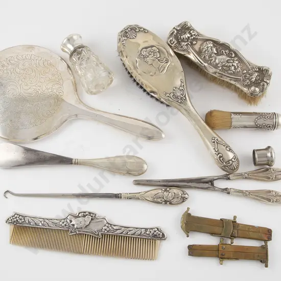 Collection of S/S Dressing Table & Vanity Items