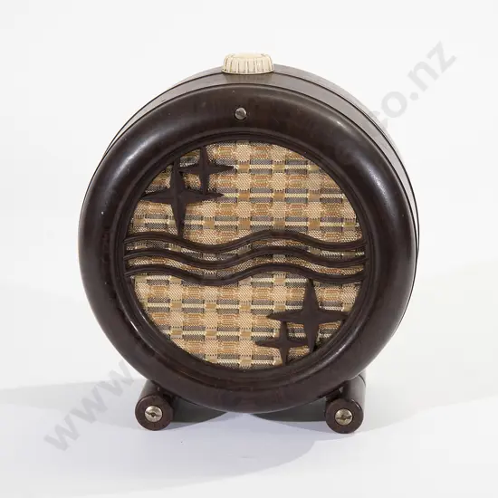 Philips Art Deco Brown Bakelite Speaker