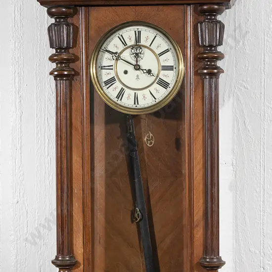 C19th Walnut Cased Vienna Wall Clock