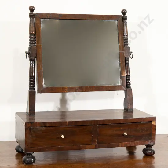 Regency Mahogany Swing Toilet Mirror