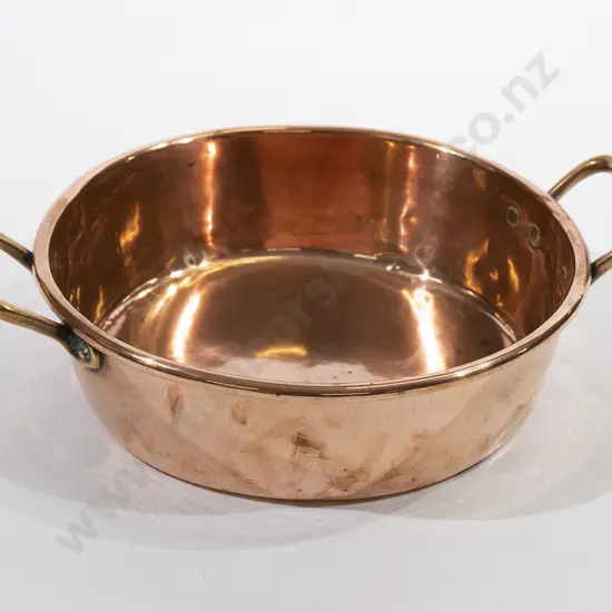 Victorian Copper Handled Cooking Pot
