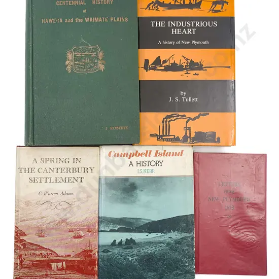 5 New Zealand Topographical Volumes