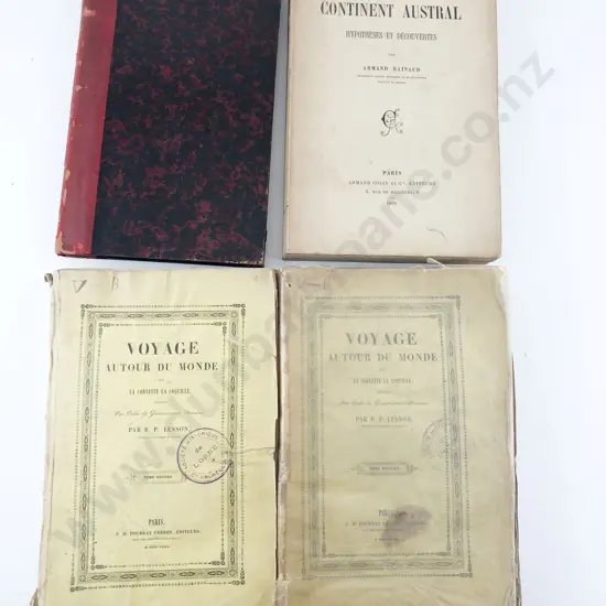 Four 19th Century French Travel & Discovery Volumes