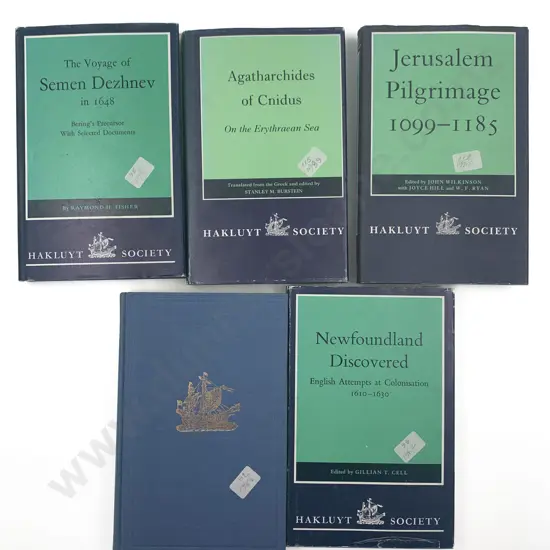 5 Hakluyt Society Volumes