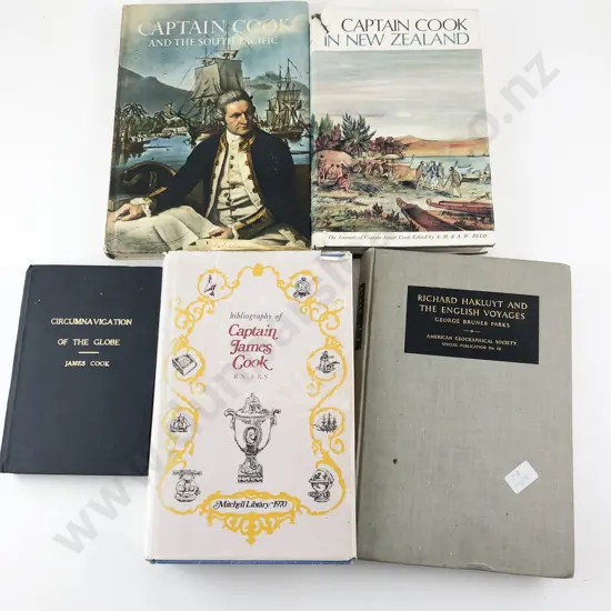5 Volumes On Captain Cook