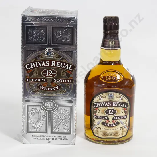 Chivas Regal Aged 12 Years Scotch Whisky, 1lt