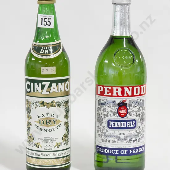 Pernod & Cinzano (1lt & 750ml)
