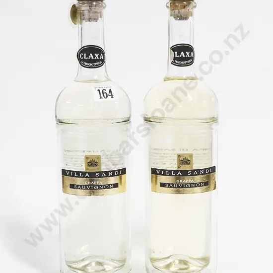 Two Bottles Italian Savignon Grappa