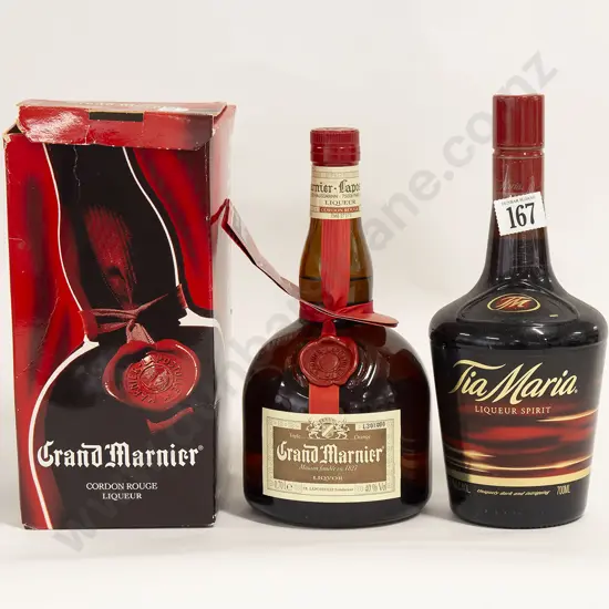 Grand Marnier Liquer (700ml) & Tia Maria Liqueur (700ml)