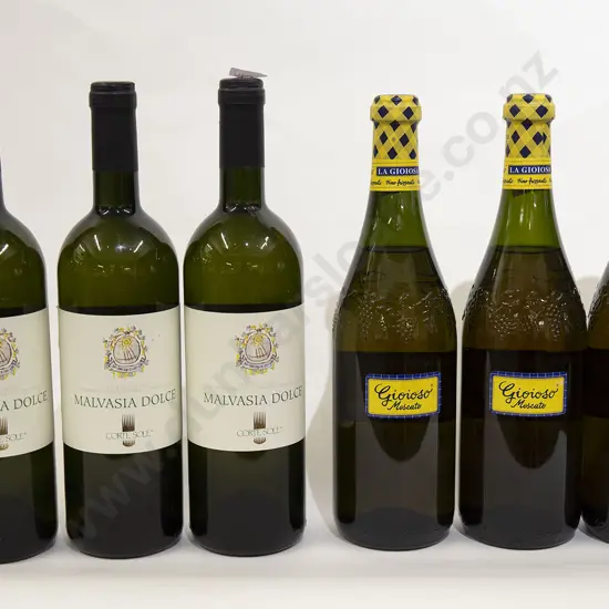 Three Malvasia Dolce & Three La Gioiosa Moscato Veneto