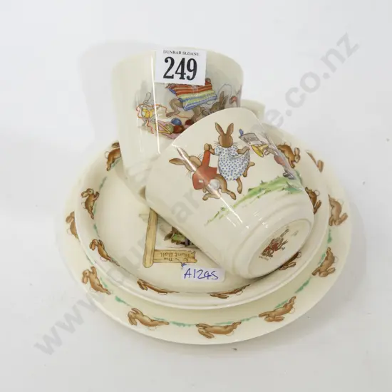 RD Bunnykinns Two Cups/Sauces and Two Side Plates