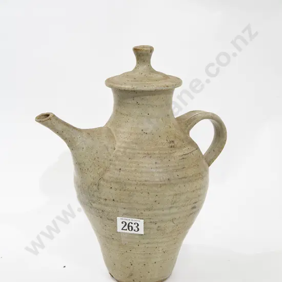NZ Pottery Coffee Pot (Rim Chip)