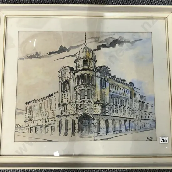 L Wall W/C Study of Wellington Public Trust Building