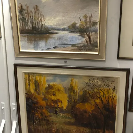 Bernice Smart Two Oil Landscapes