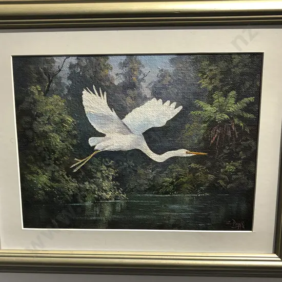 Ernest Papps "White Heron"