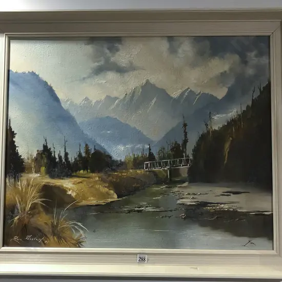 Ron Prestney NZ River Landscape
