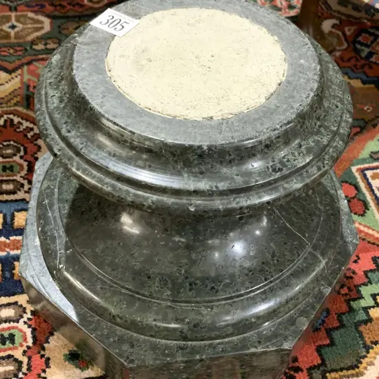 Victorian Octagonal Marble Plinth
