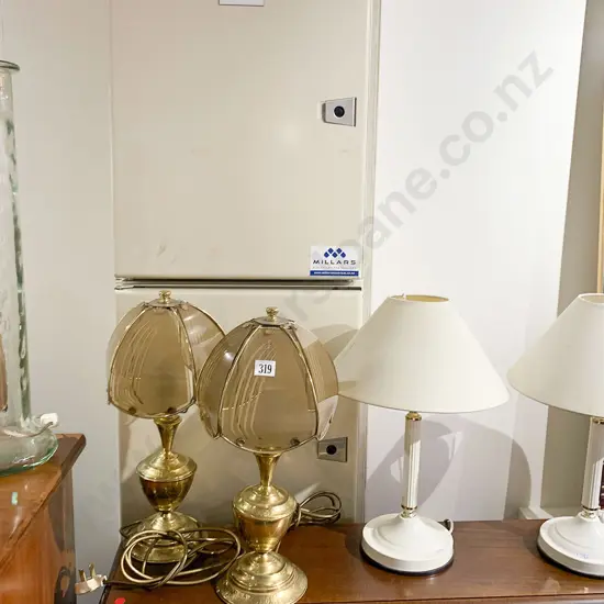 Two Pairs of Lamps and Spaghetti Jar Lamp
