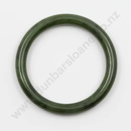 Plain Greenstone Bangle