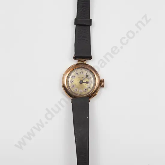 Vintage 9ct Cased Rolex Manual Wind Ladies Wrist Watch