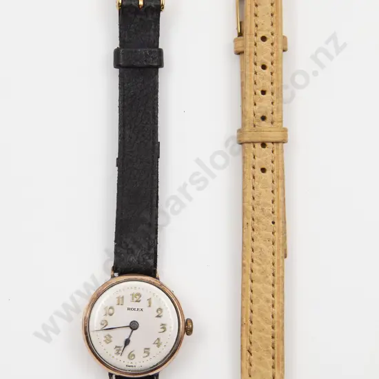 Vintage 9ct Cased Rolex Manual Wind Ladies Wrist Watch