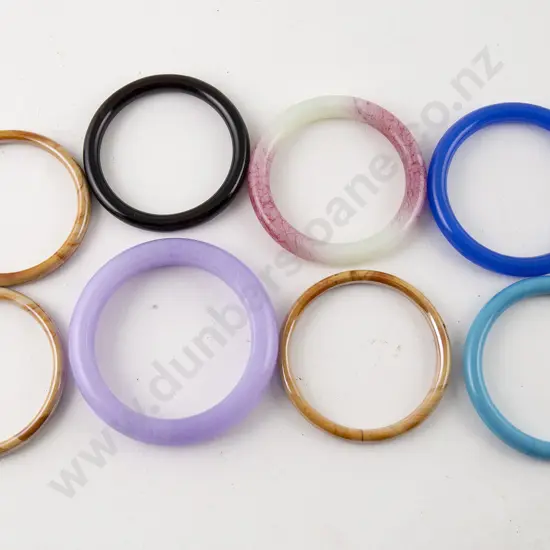 Eight Jade Style Bangles