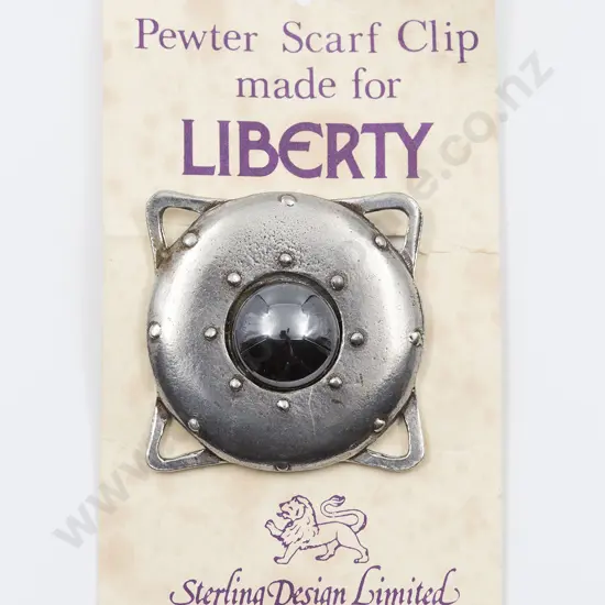 Made for Liberty of London Pewter Scarf Clip