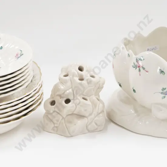 Qty of Assorted Clarice Cliff Bowls Together With Flower Trough and Other