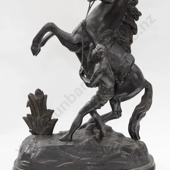Victorian Spelter Marley Horse