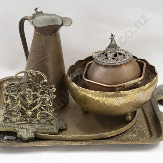 Qty of Assorted Copper and Brass