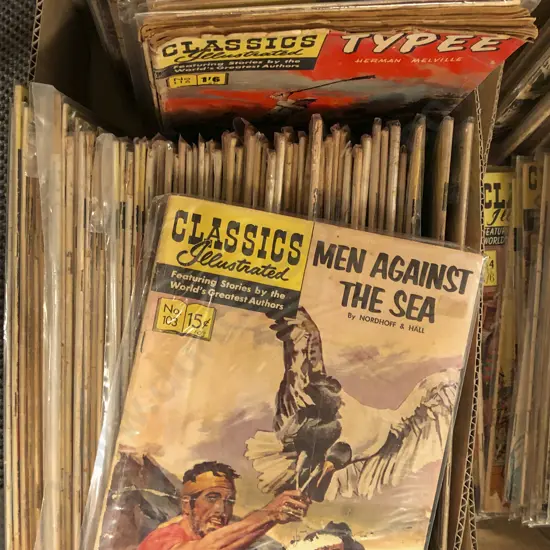 Qty of Classics Illustrated Comics Assorted Volumes Between 50-150