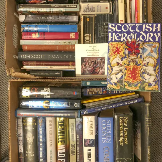 2 Boxes of Books