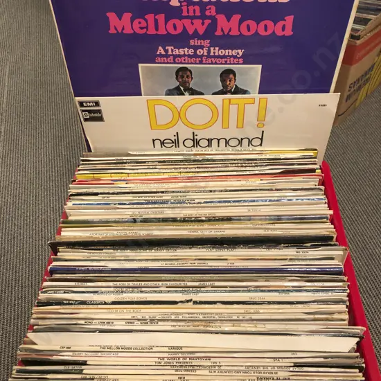 Box of Assorted Records