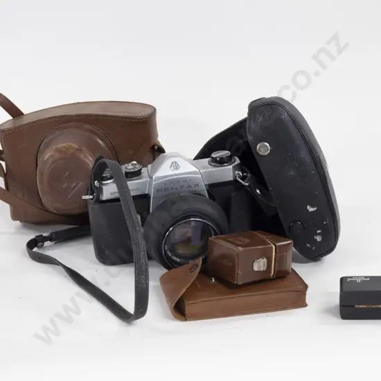 2 Vintage Cameras and Accessories