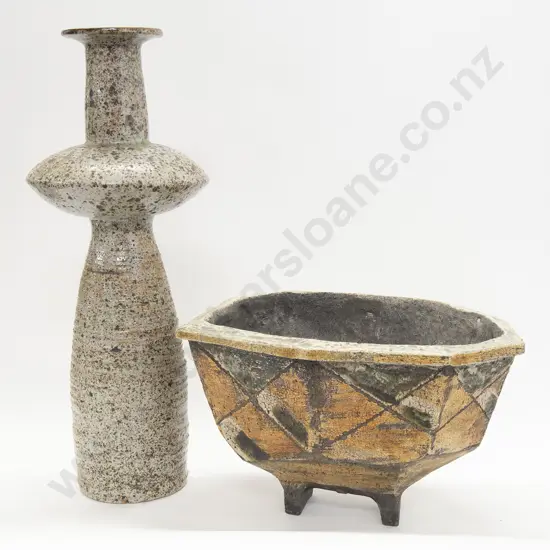 Kindleysides Pottery Planter and Stoneware Vase