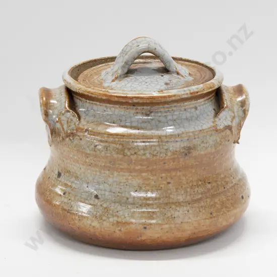 Barry Hockenhull Shino Glaze Small Lidded Casserole Dish