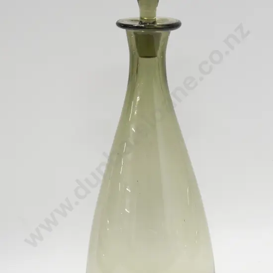 Whitefriars Smoked Glass Decanter