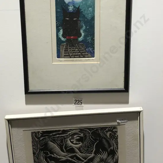 Gary Tricker Ltd Ed Print Together With E. Mervyn Taylor Print