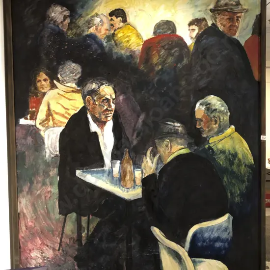 Simon Payton Large Oil on Board