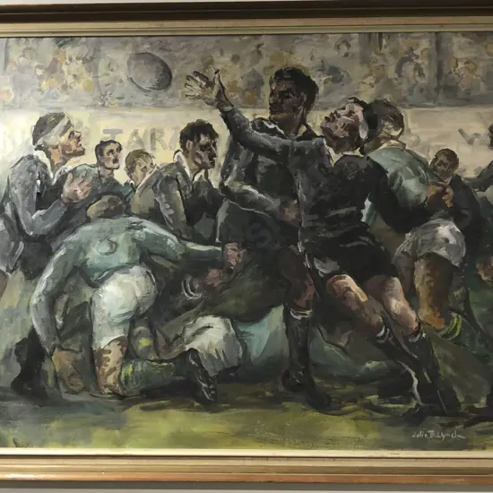 Julia B Lynch "The Clearing Kick" Oil on Canvas