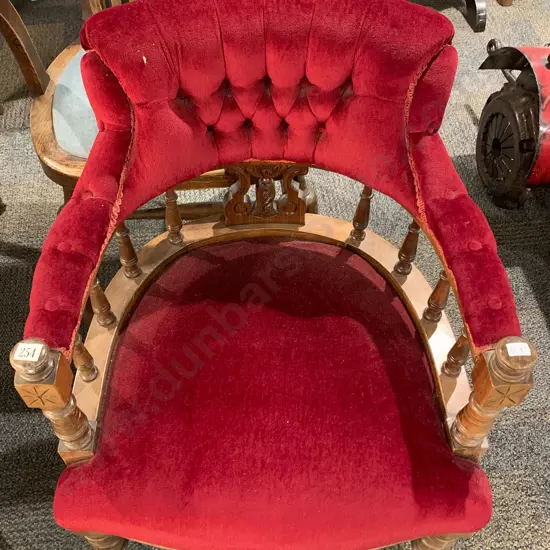 Victorian tub chair