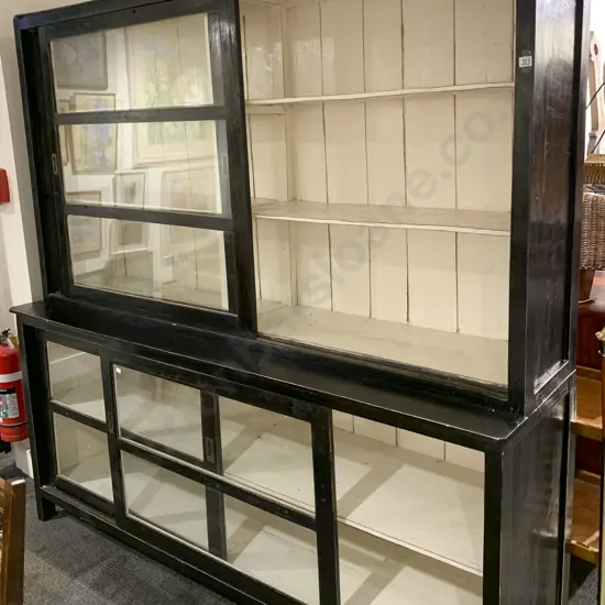 Victorian Ebonized Haberdashery Cabinet