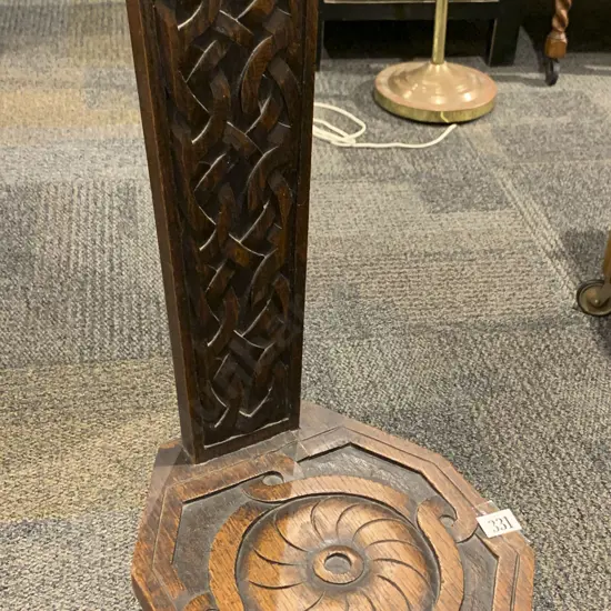 Carved Spinning Chair