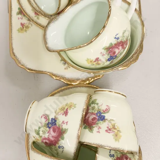Foley Floral Decorated Part Tea Set