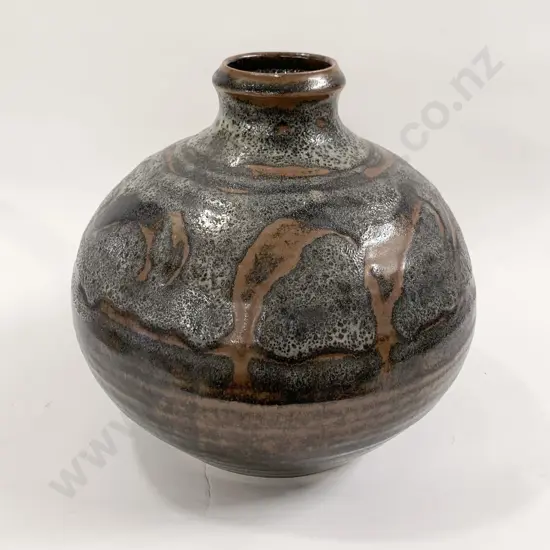 Peter Wilde Glazed Pottery Ovoid Vase