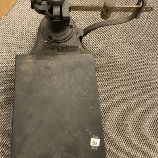 Vintage Cast Metal Floor Scales