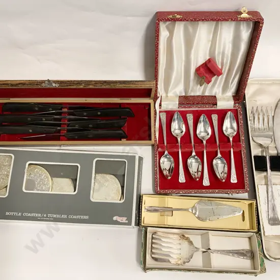 Qty of Assorted Boxed Cutlery