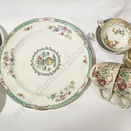 Qty of Assorted Fancy China Including Mason's (Chips)