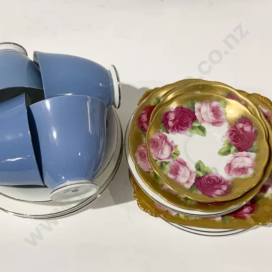 Qty of Assorted Royal Albert Cups and Saucers