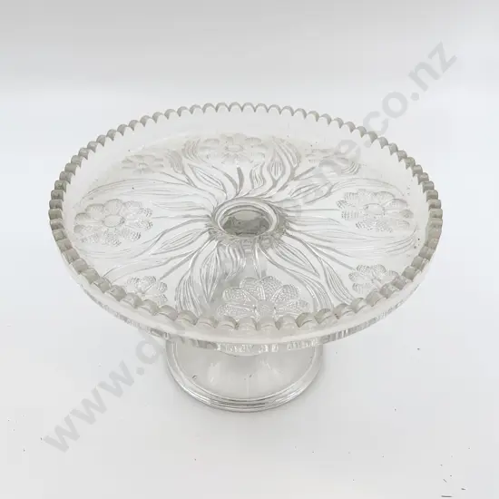Pressed Glass Comport